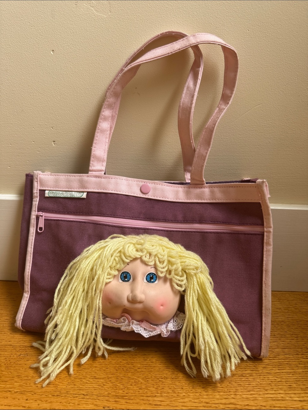 Vintage 1983 Cabbage Patch Kids Canvas Tote Bag